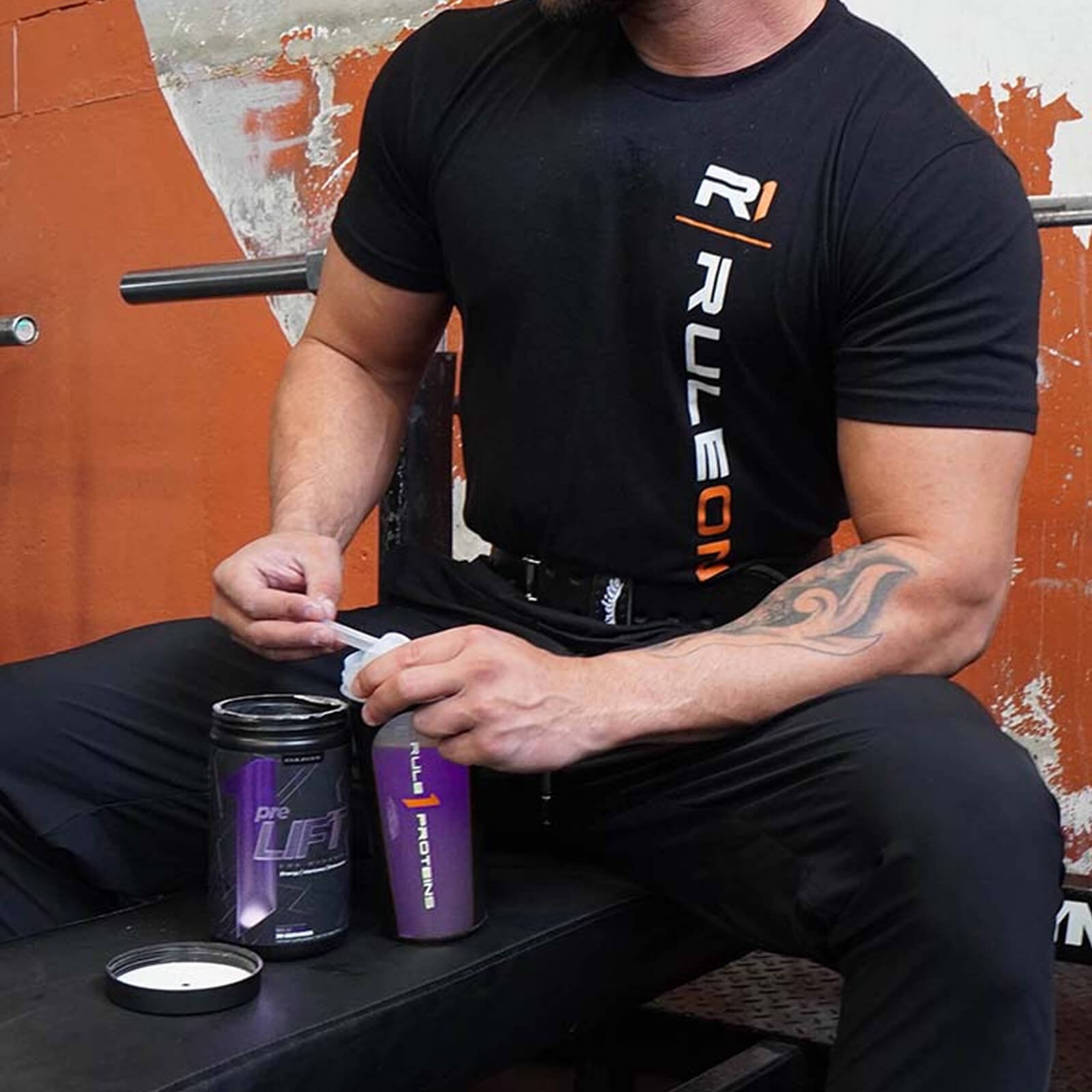 RULE 1 preLIFT Black Cherry Limeade High Intensity Pre Workout 435g
