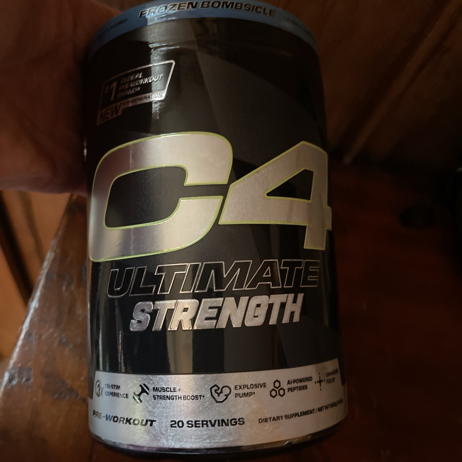 C4 Ultimate Pre-Workout FROZEN BOMBSICLE 14.1 oz Energy Supplement