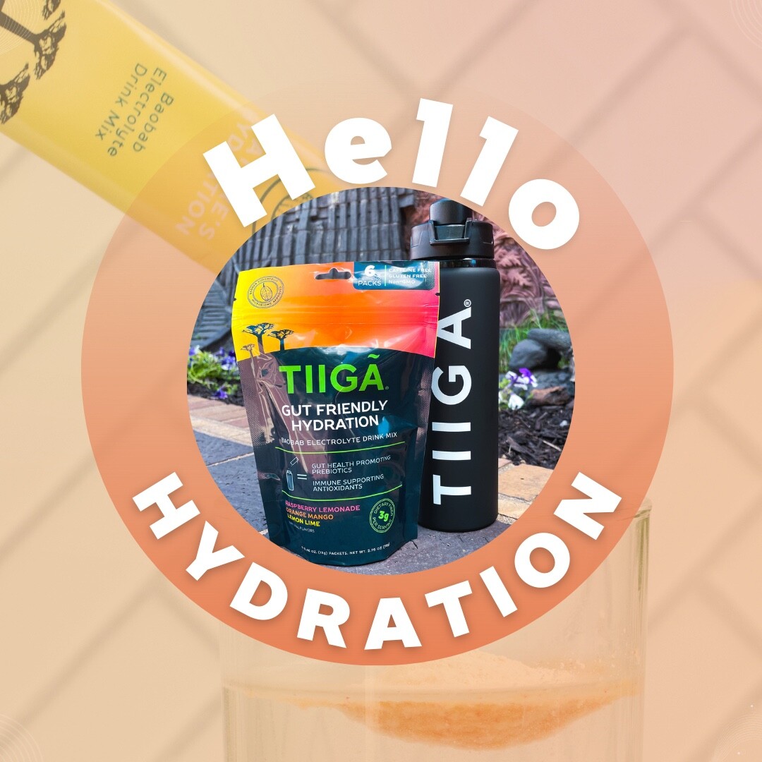 TIIGA Baobab Superfruit Hydration – Powdered Energy Drink Mix – VARIETY PACK 6ct