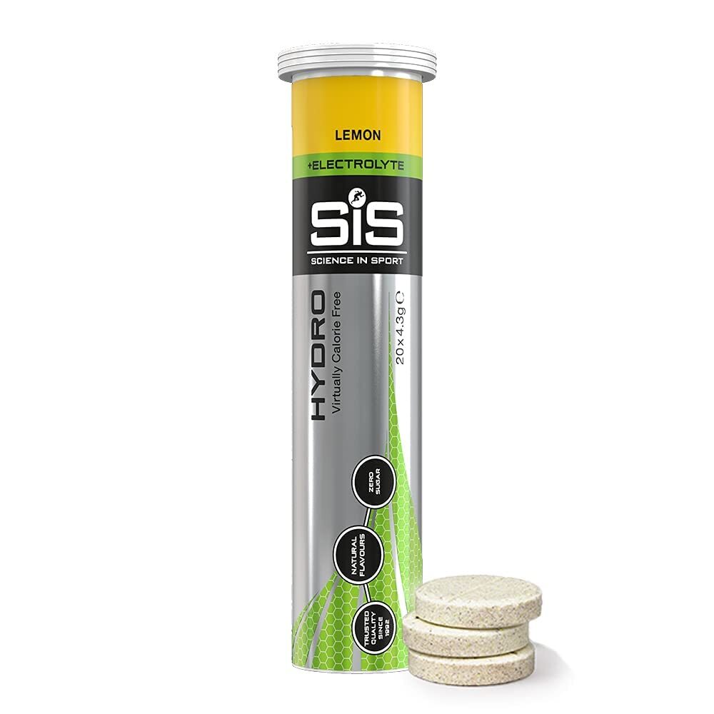 Go Hydro Lemon Electrolyte Tablets 20 Count Effervescent Hydration Support