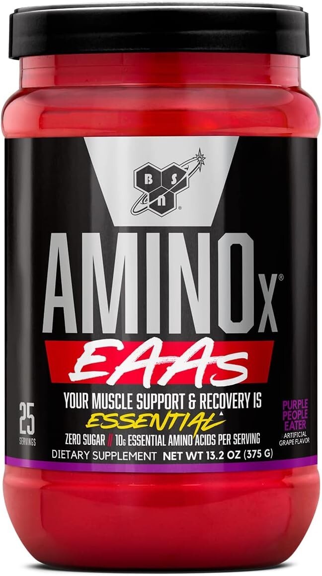 BSN AMINO X EAAs Essential Amino Acids Muscle Growth Recovery 25SRV JUNGLE JUICE