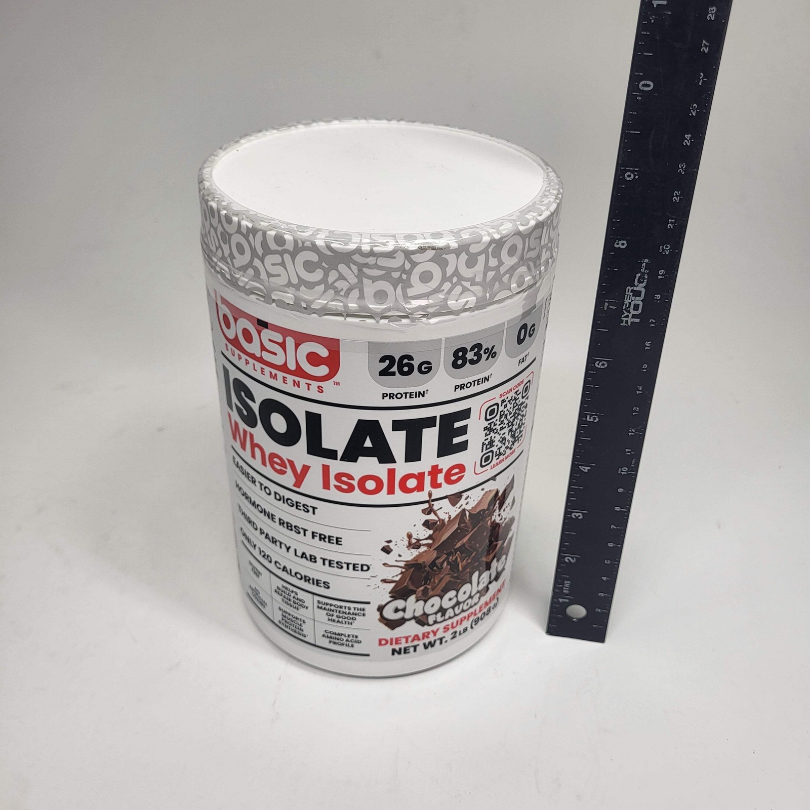 BASIC Basic Whey Isolate Zero-fat High-quality Protein Chocolate 2lbs Bb 12/27 2