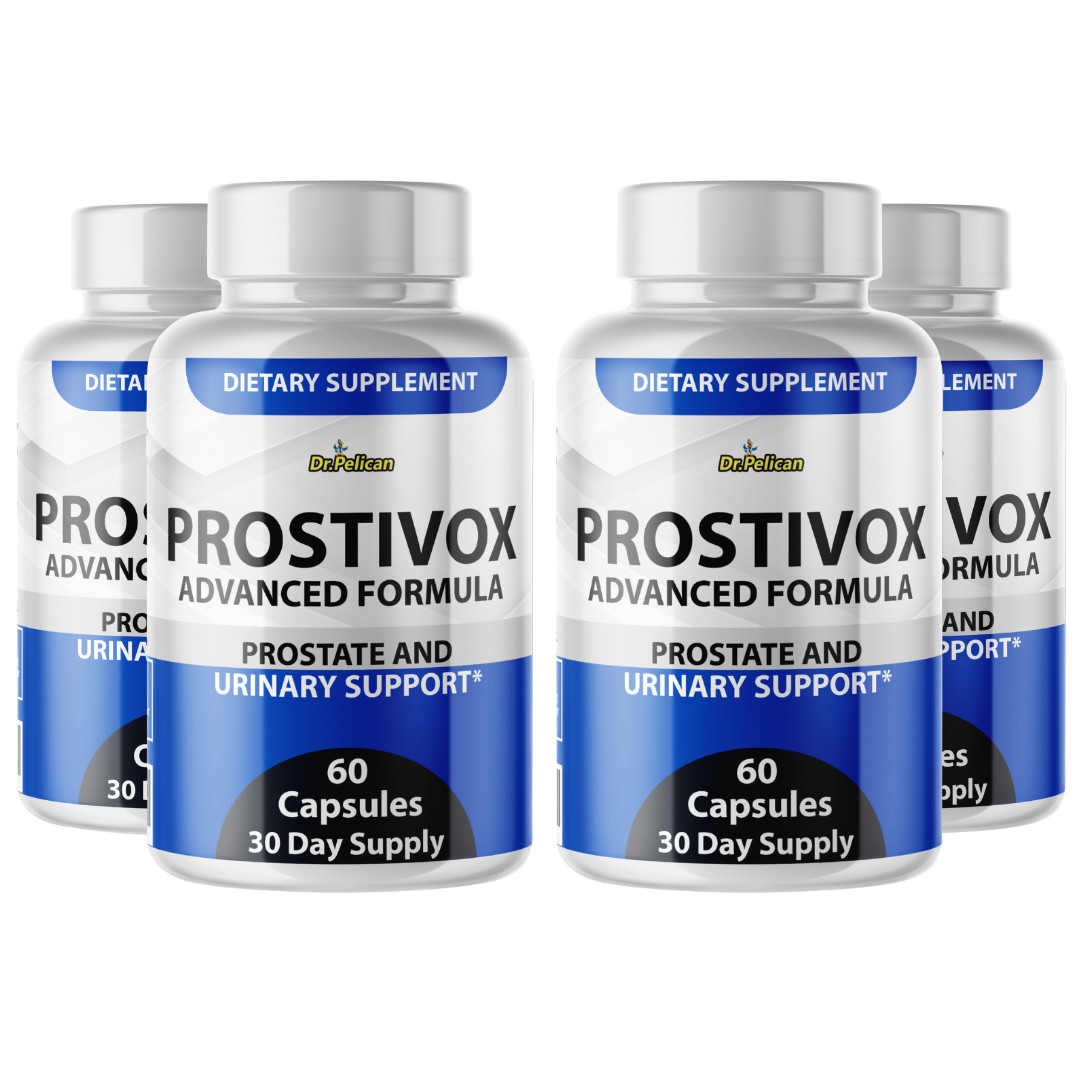 Prostivox- Prostate & Urinary Support- 4 Bottles- 240 Capsules