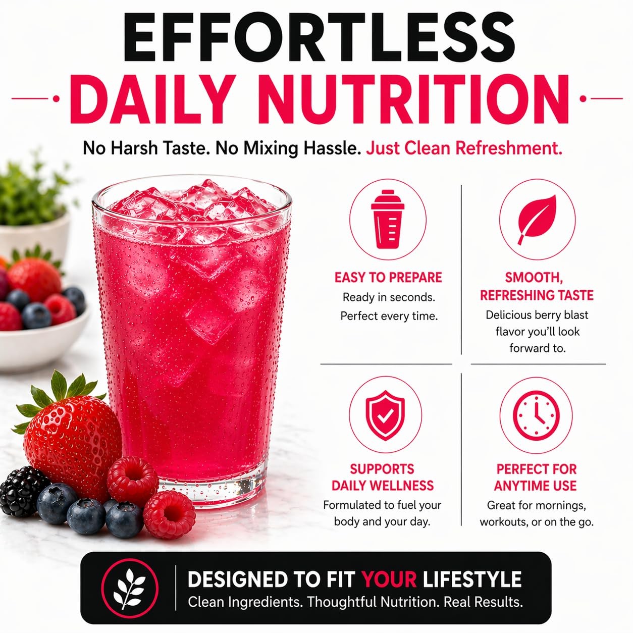 ProtiFit – High Protein Fruit Flavored Powder Drink 5.43 Ounce (Pack of 1)