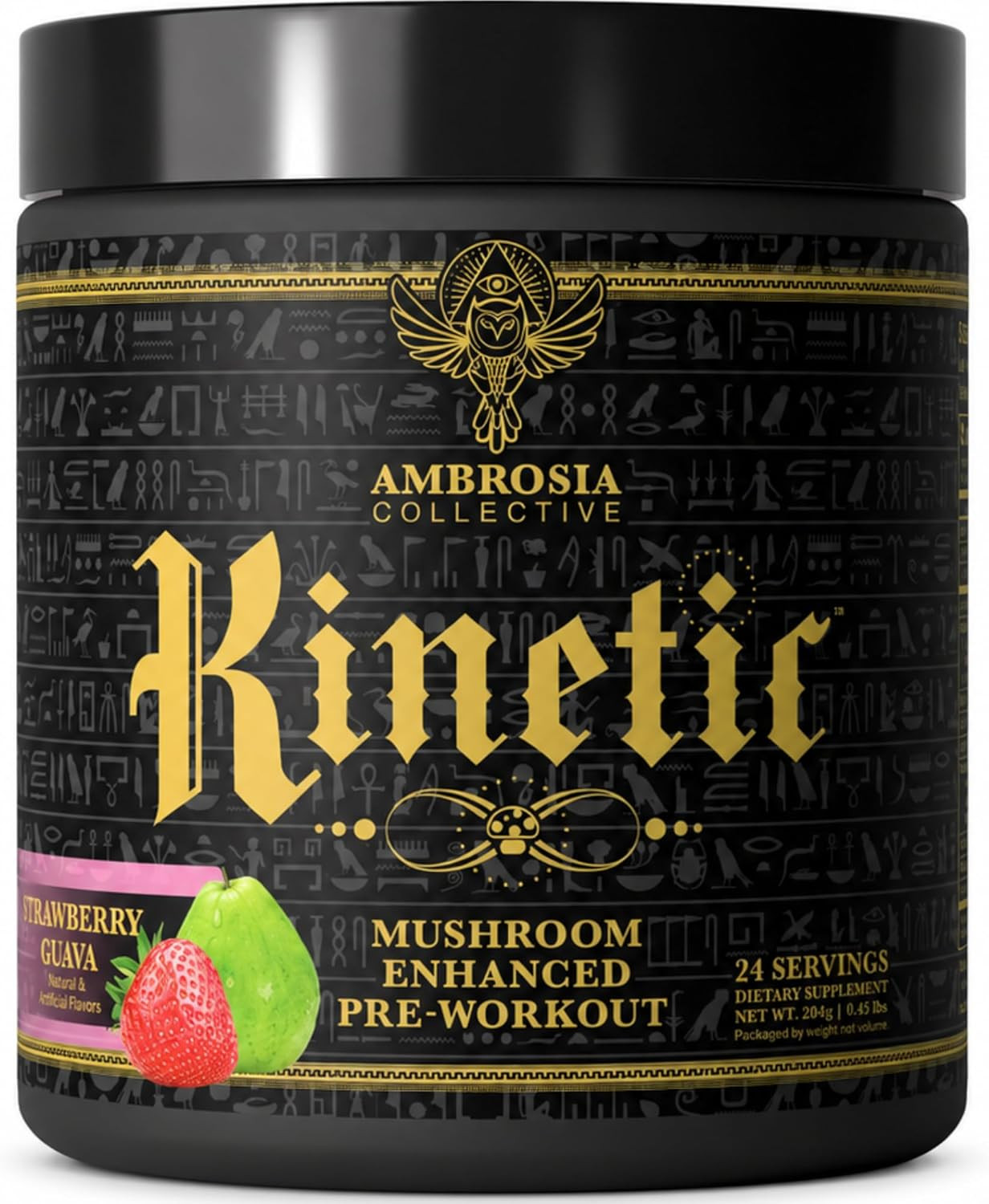 Organic Mushroom Pre Workout Powder with Creatine 3G | Lion’S Mane, Cordyceps &