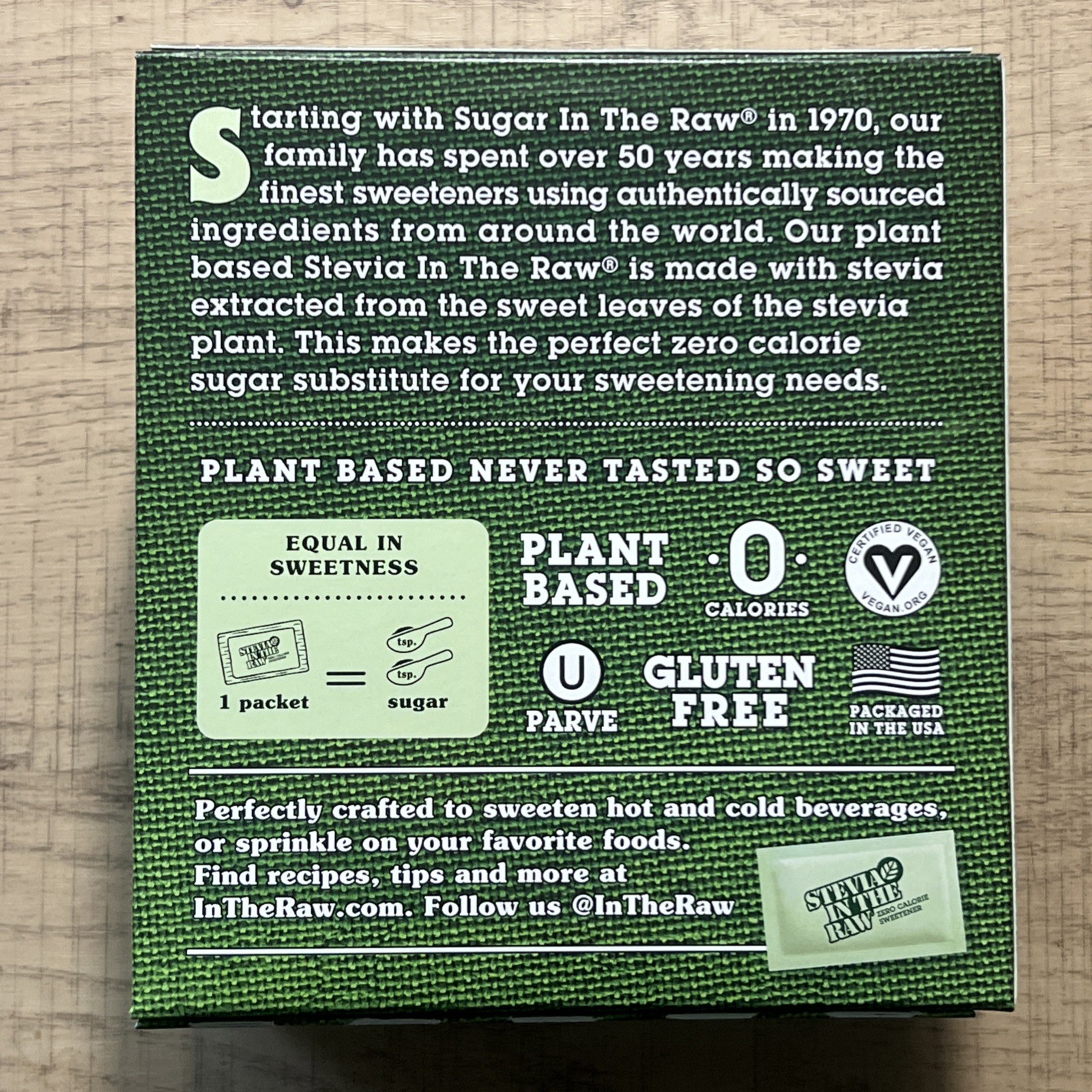 Stevia In The Raw Sweetener Packets, 200 Ct Box, 200 Count (Pack of 1)