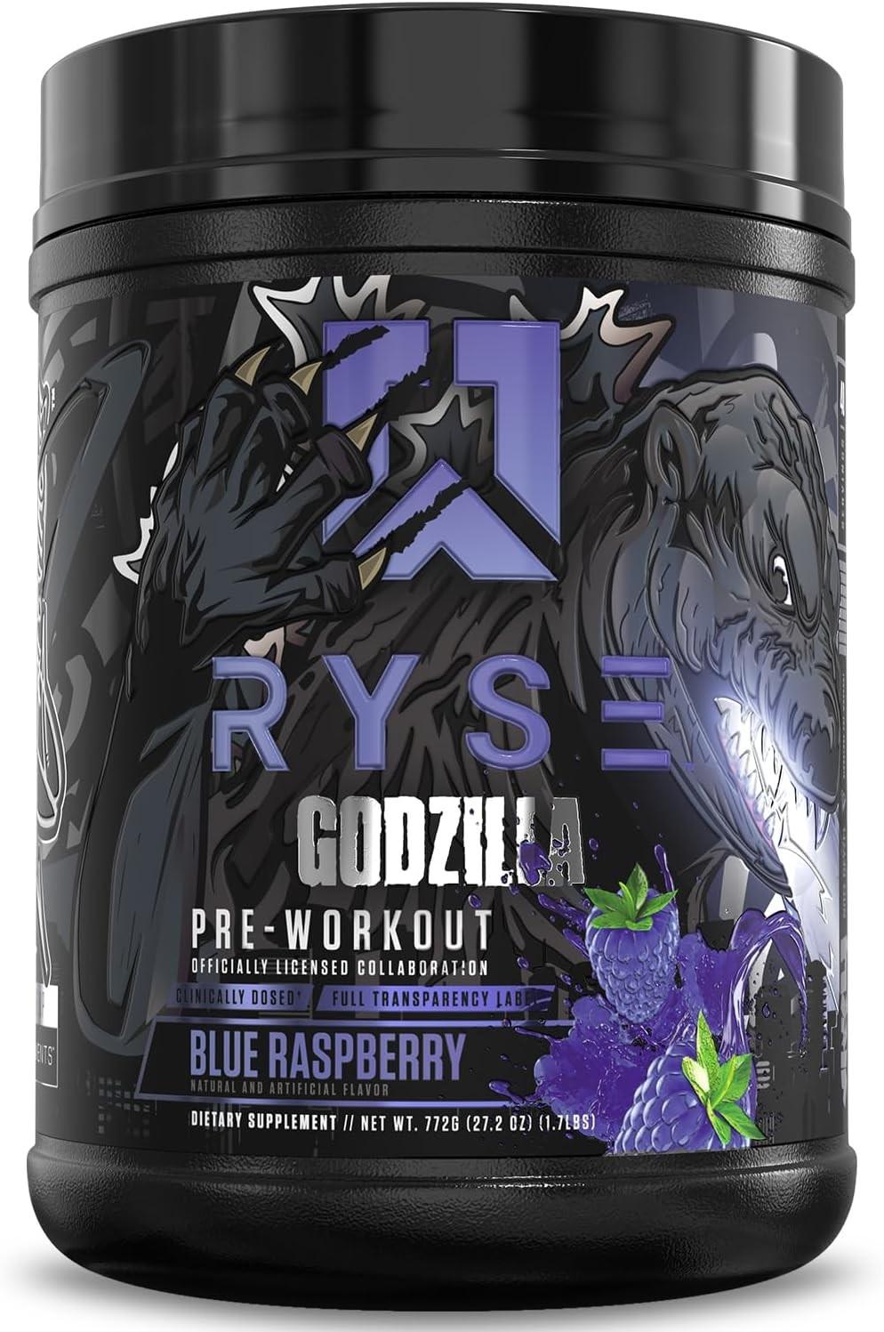 Ryse Noel Deyzel x Godzilla Pre Workout | Intense Pumps, Energy, & Focus |…