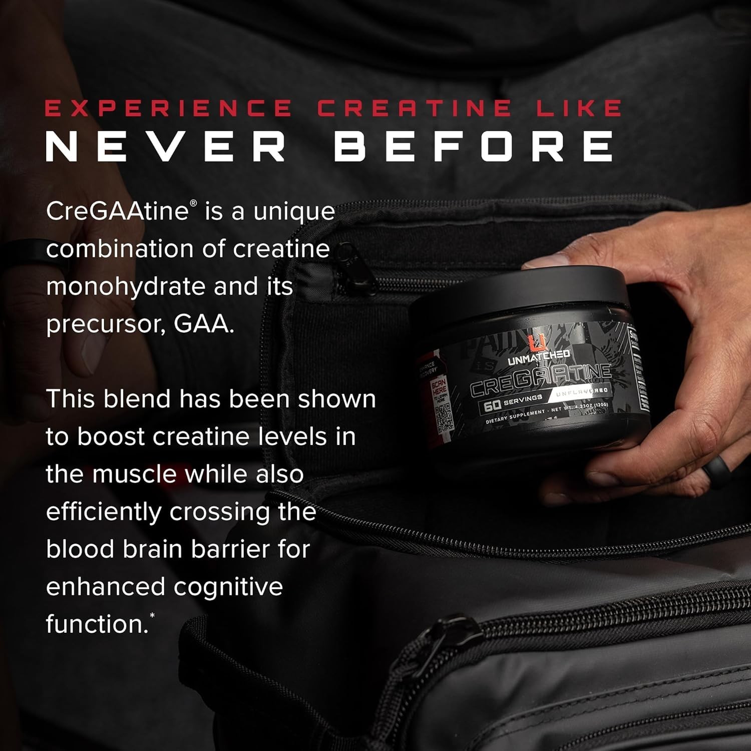 Unmatched CreGAAtine Optimized Creatine | Creatine Monohydrate + GAA Guanidin…