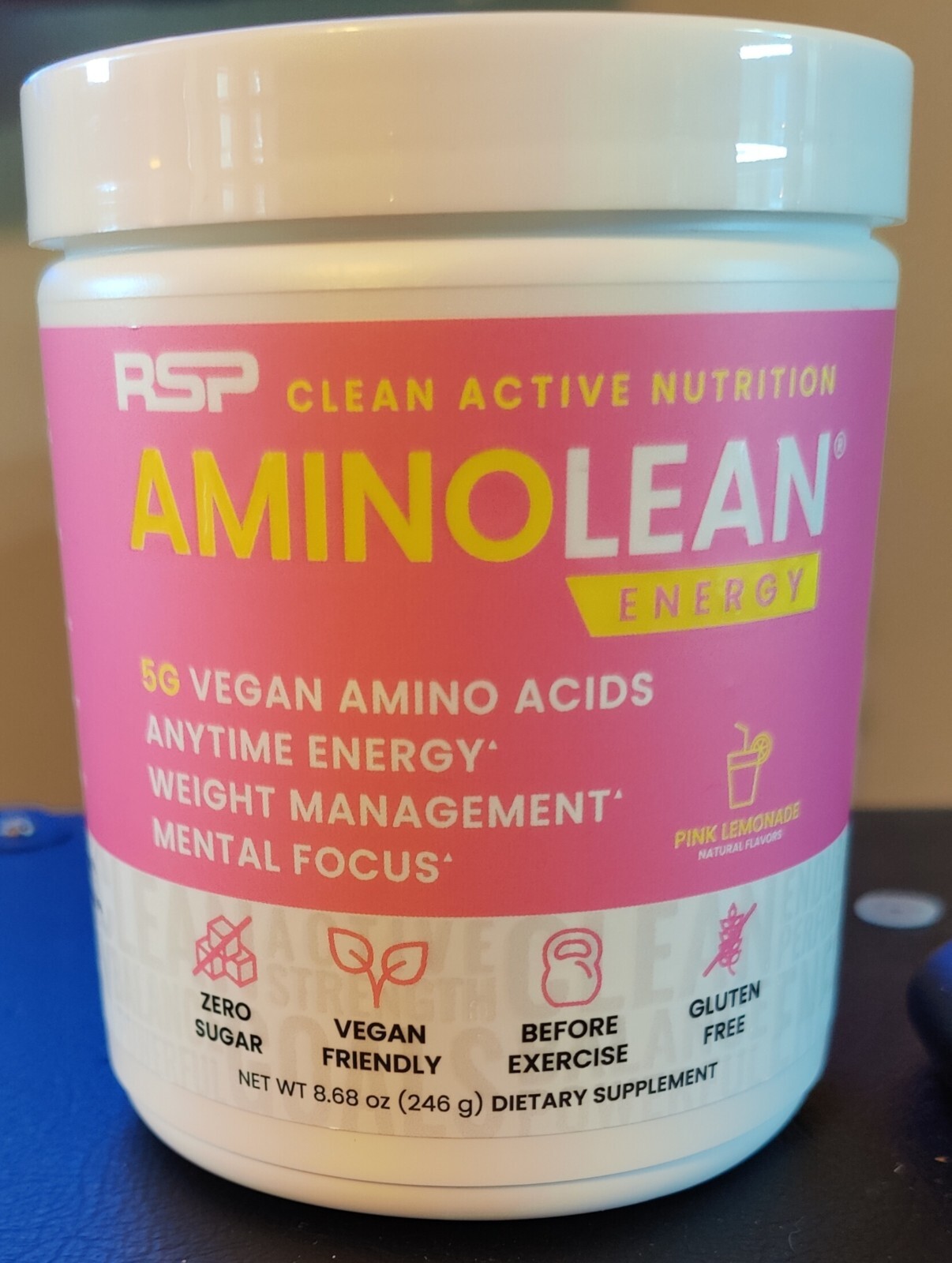 RSP Aminolean – All-In-One Natural Pre Workout, Amino Energy, Weight Management