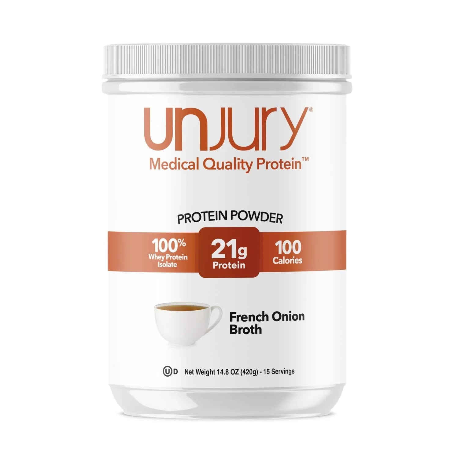 Unjury Whey Protein Powder | French Onion High Protein Soup | 21g 100% Whey I…