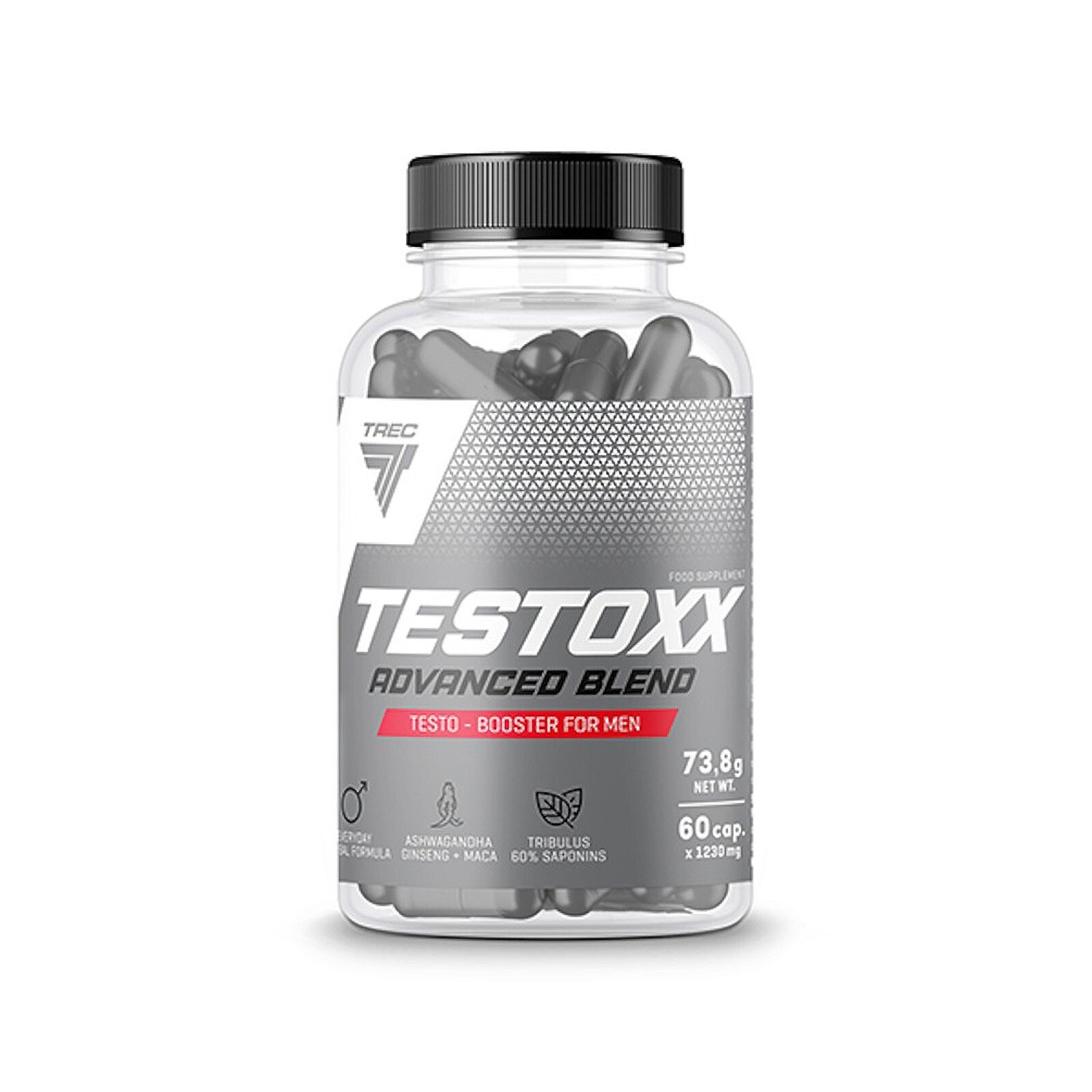 Trec Nutrition TESTOXX Anabolic Testosterone Booster – Tribulus Ashwagandha Maca