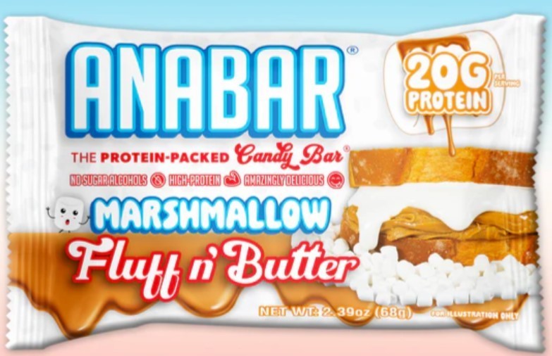 Anabar Protein Bar, Variety Pack 12 Bars, 6 Different Flavors 20 grams or more