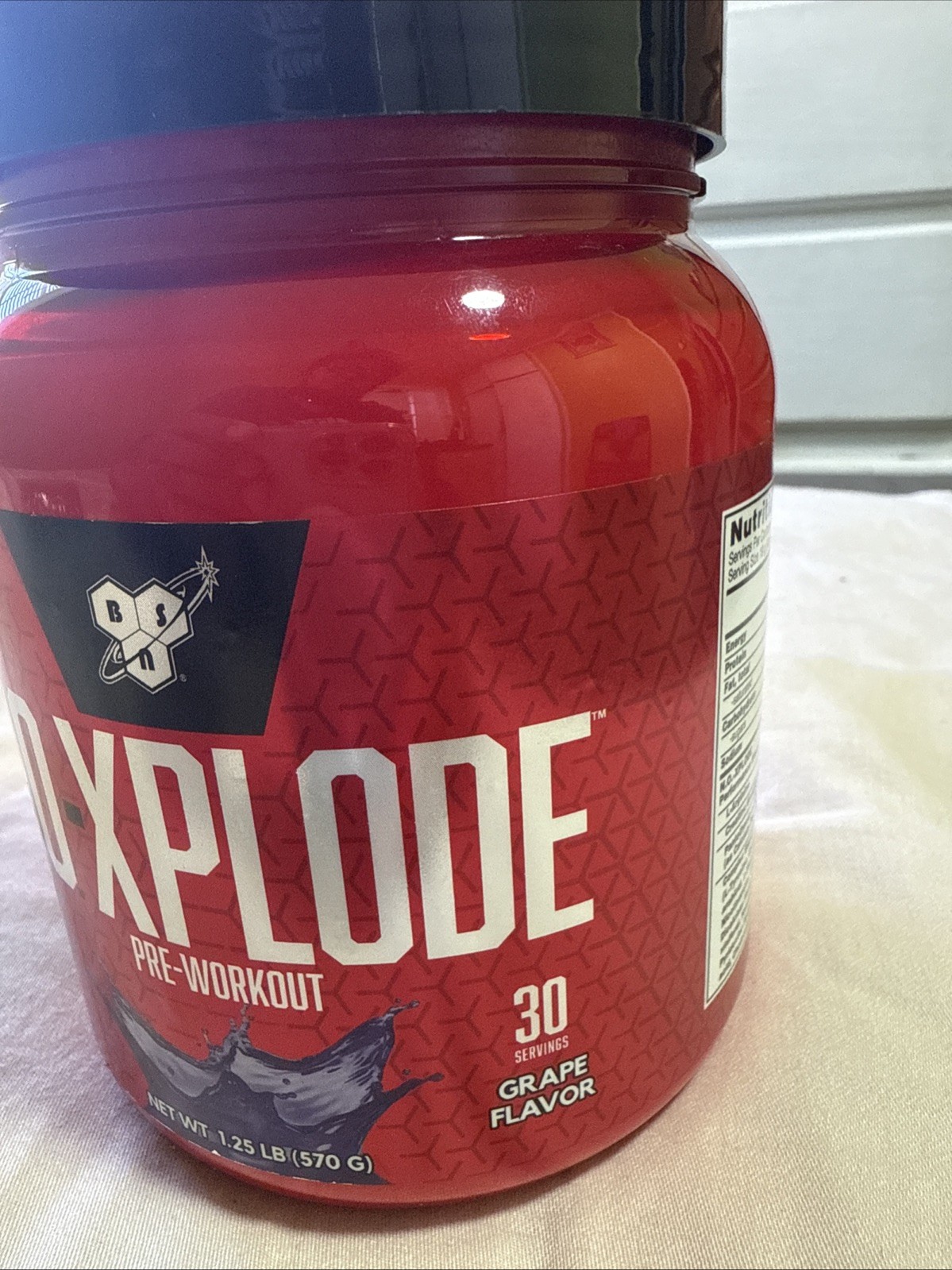 BSN N.O.XPLODE Pre-Workout NO Xplode 1.22lb 30 Servings (Grape Flavor) NO XPLOD