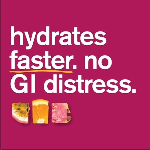 Electrolyte Sports Drink Mix – Real Fruit Hydration Powder, Passion Fruit Orange