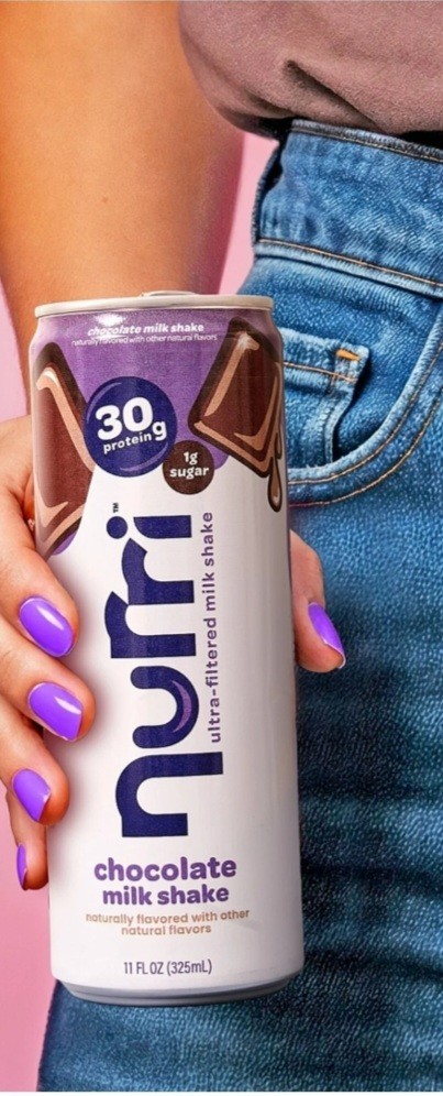 Nurri 30g Protein Shake Chocolate Ultra Filtered Milk 12 Pack 11 fl oz Cans
