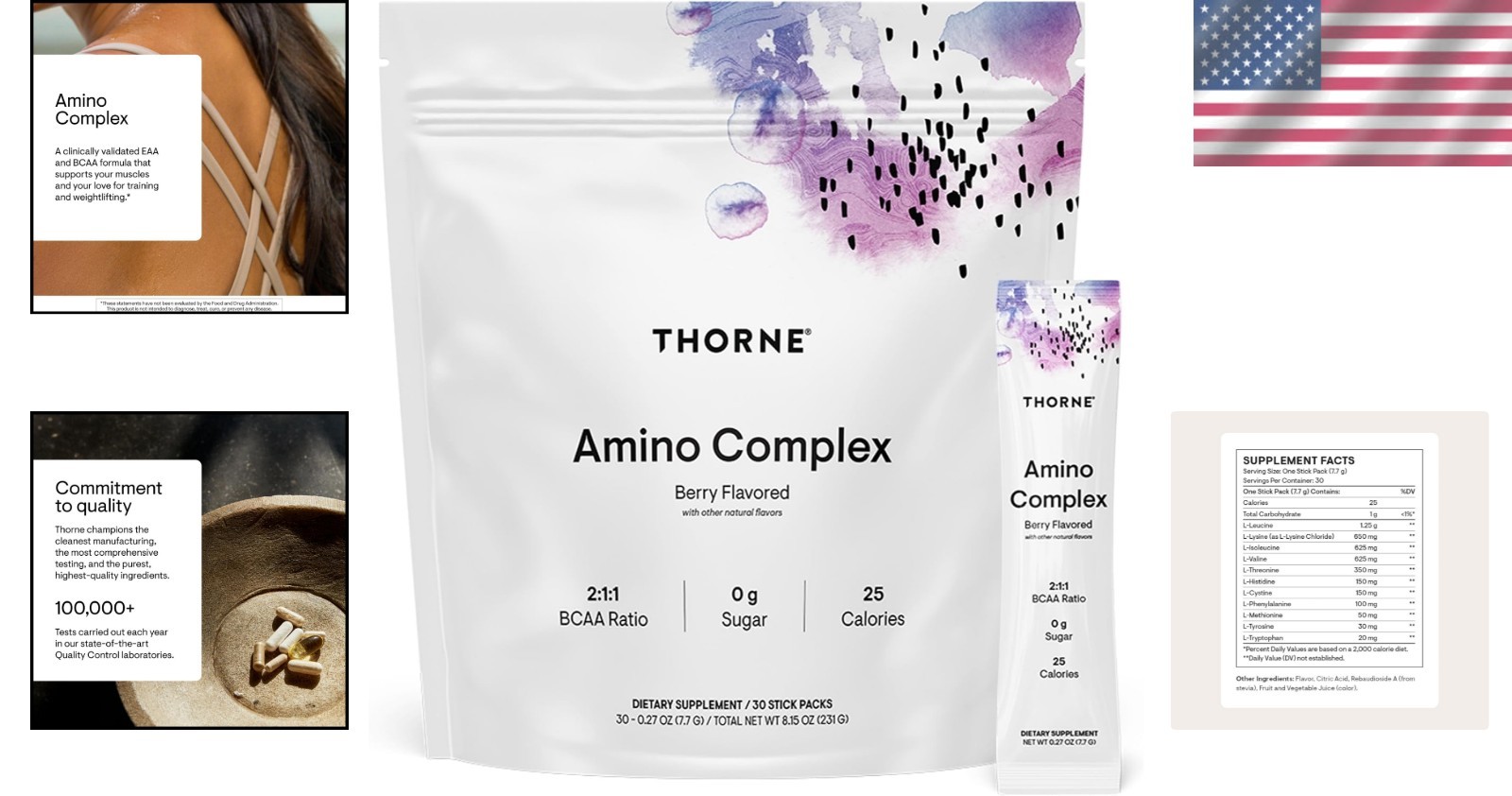 Berry Flavor Amino Complex – EAA/BCAA Supplement for Enhanced Sports Performance