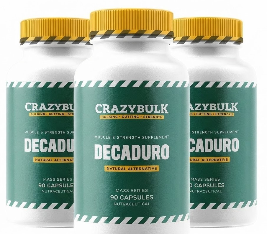 3 Pack CrazyBulk Decaduro Stack Recovery Energy Workout 90 capsules Free Ship
