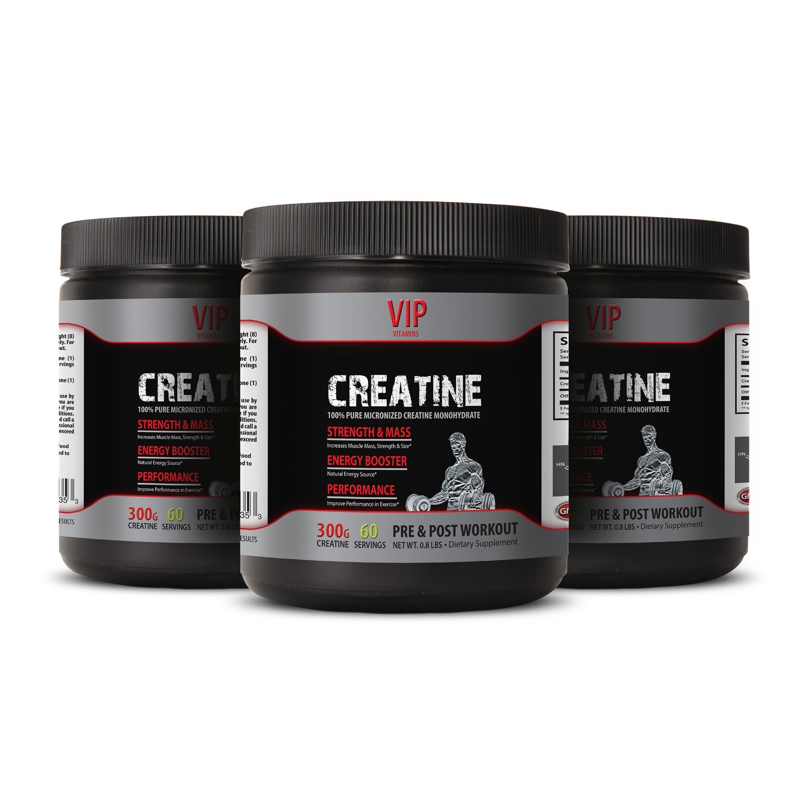 muscle training – CREATINE 300G 100% Pure 3B – creatine supplement