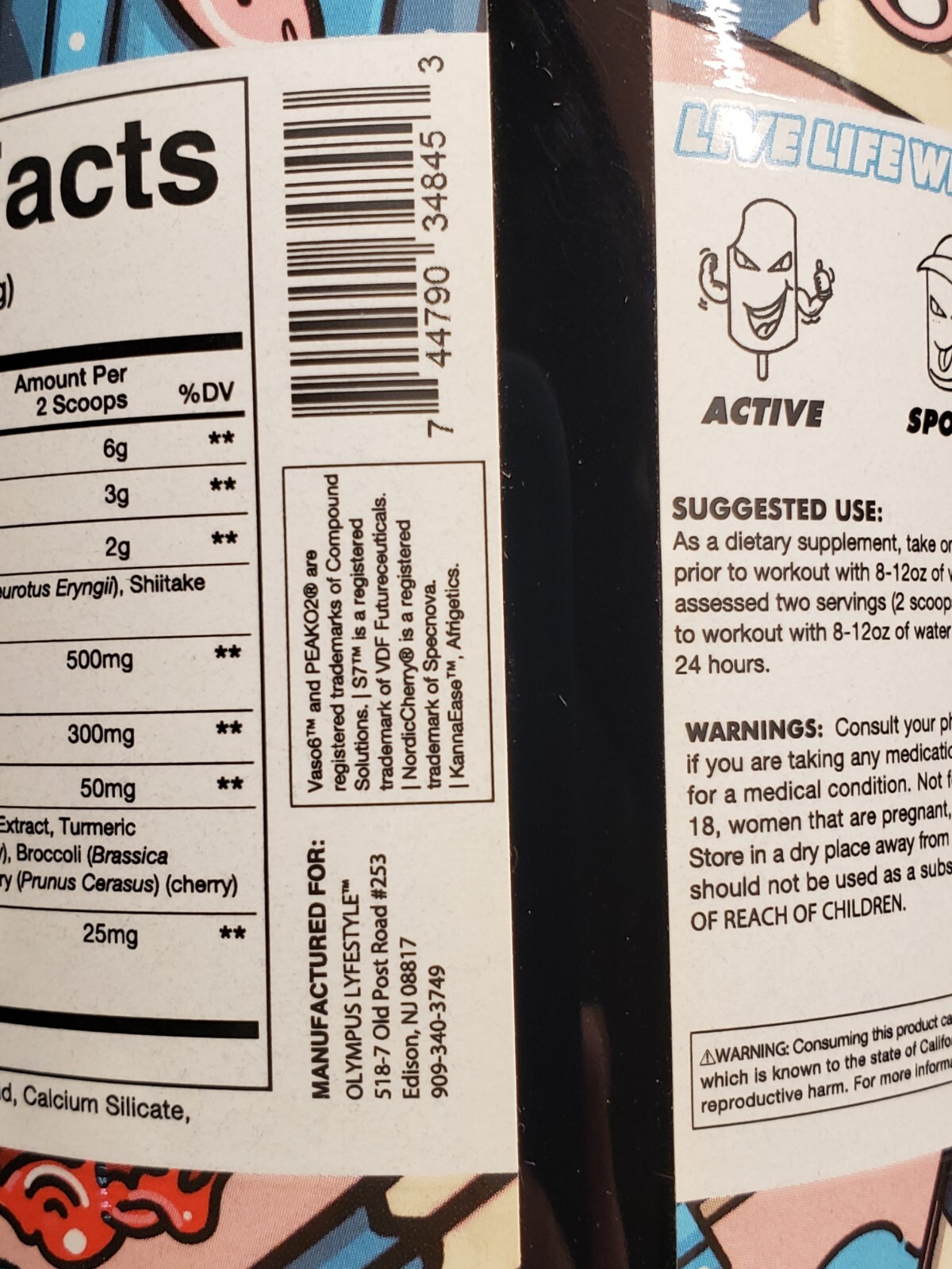 Olympus – NO MERCY Non-Stimulant Pre-Workout – Bombsicle – 40 Serv – Exp 8/2025
