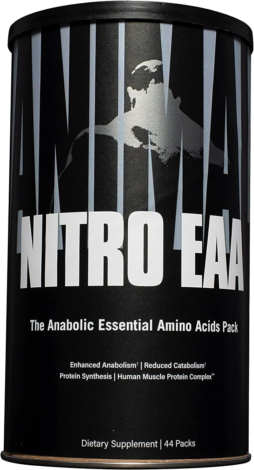 Universal Nutrition Animal Nitro EAA and BCAA Amino Acids Supplement 44 Packs