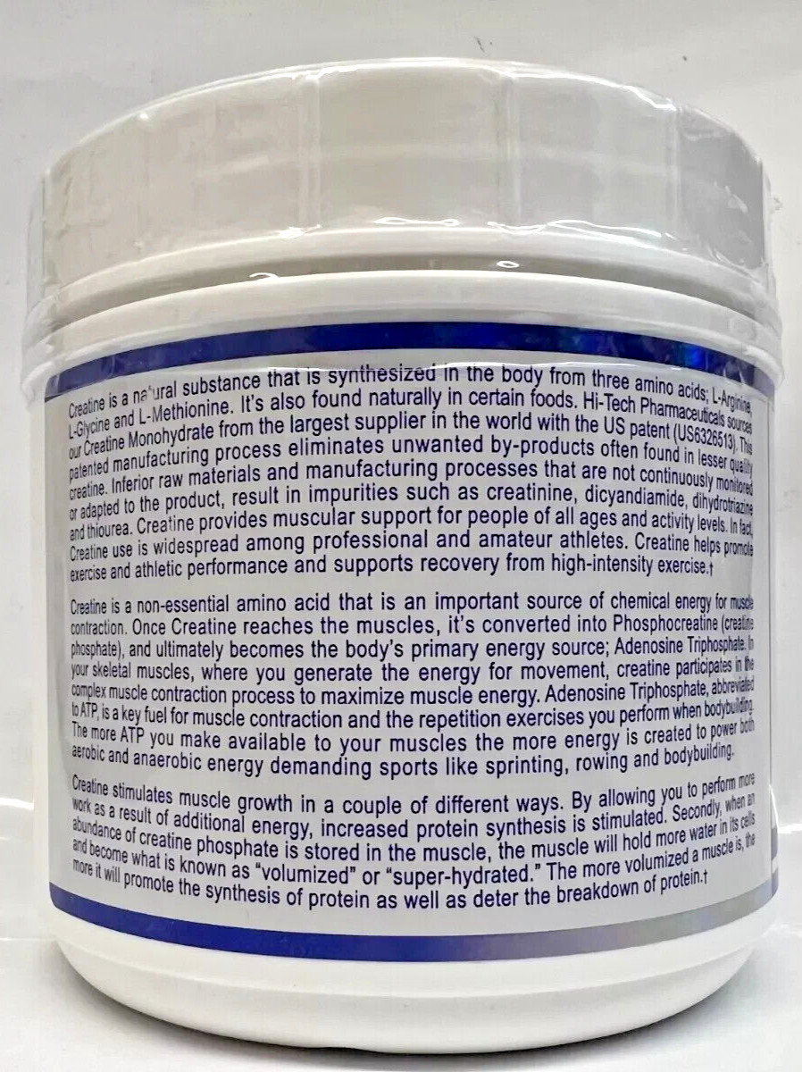 Hi-Tech Pharmaceuticals Phosphagen Creatine Monohydrate 400gm Unflavored New