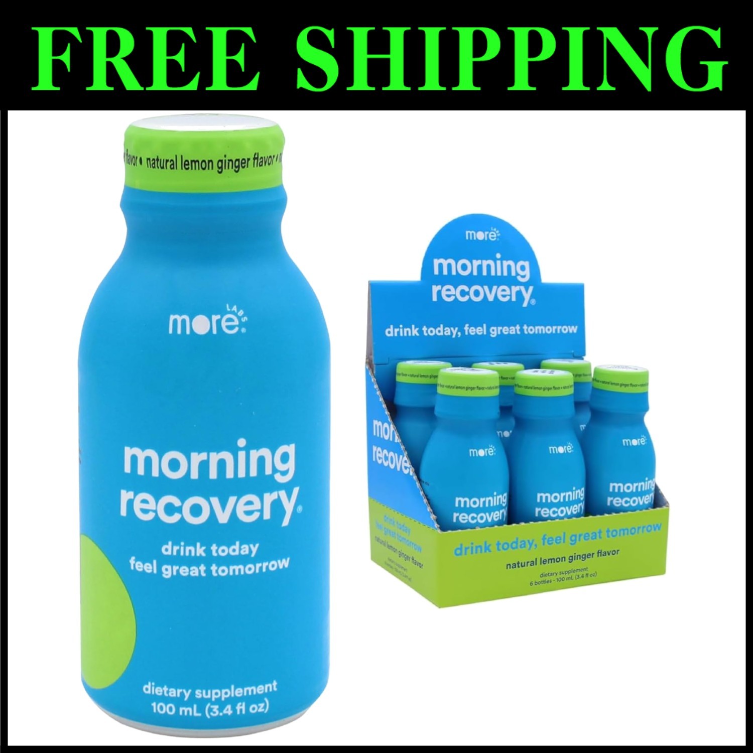 Hydrating Milk Thistle Drink for Hangover Relief – Pack of 6