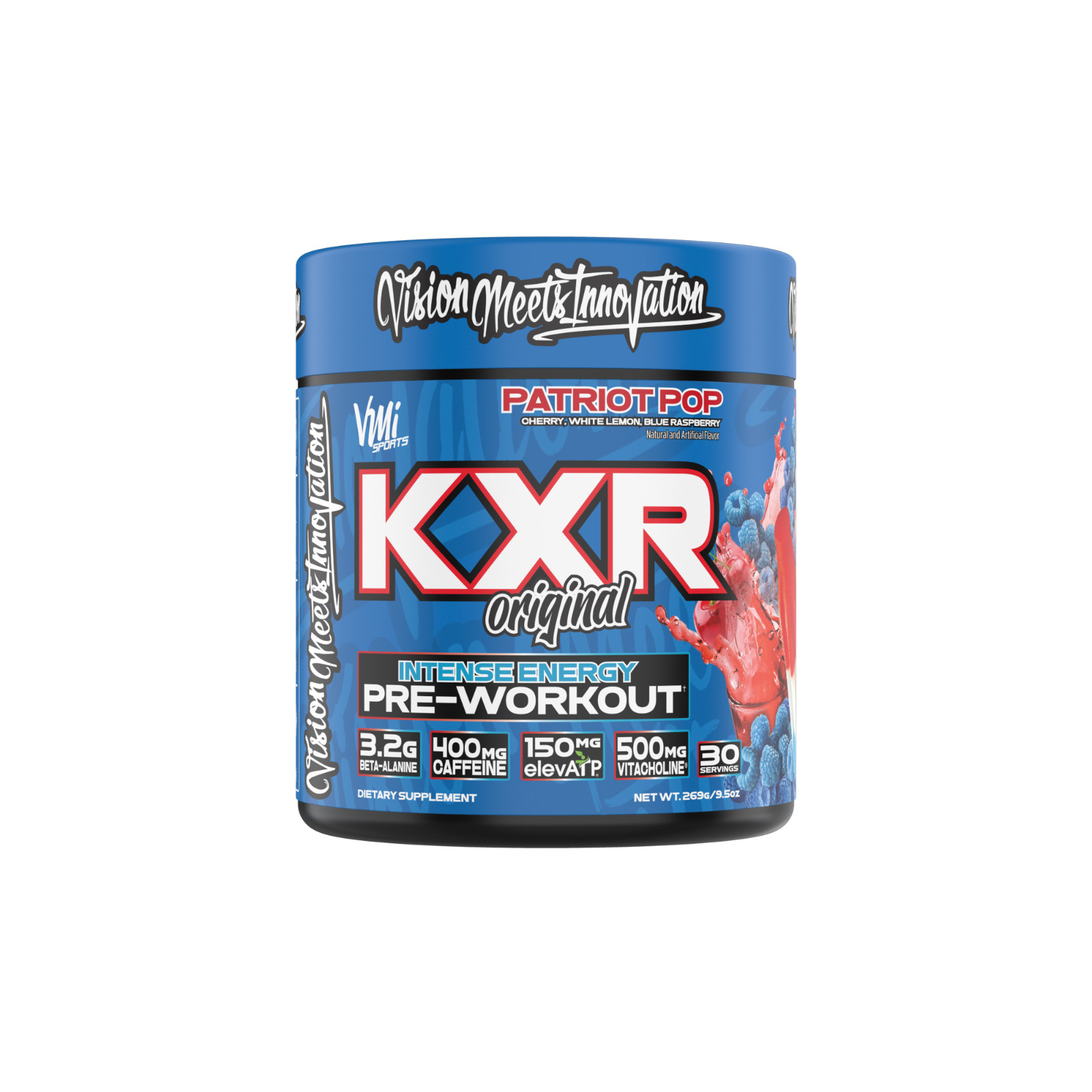 VMI Sports® KXR Best Pre-Workout Supplement – Patriot Pop