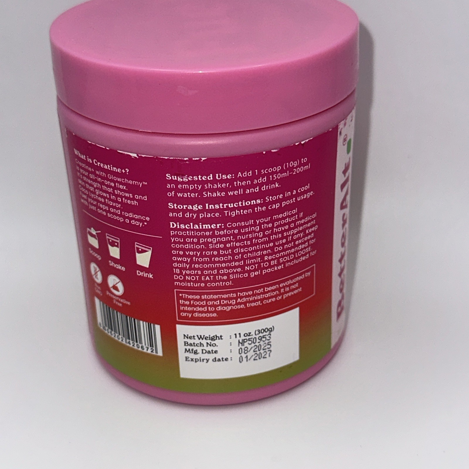 BetterAlt Creatine+ for women Dietary Supplement