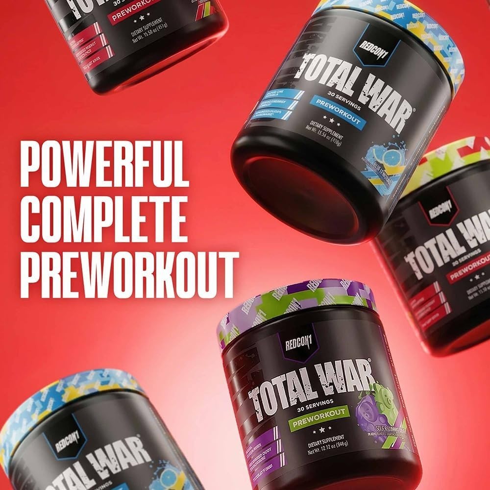 Unstoppable Power: Total War Pre Workout with Beta Alanine & Citrulline Malate