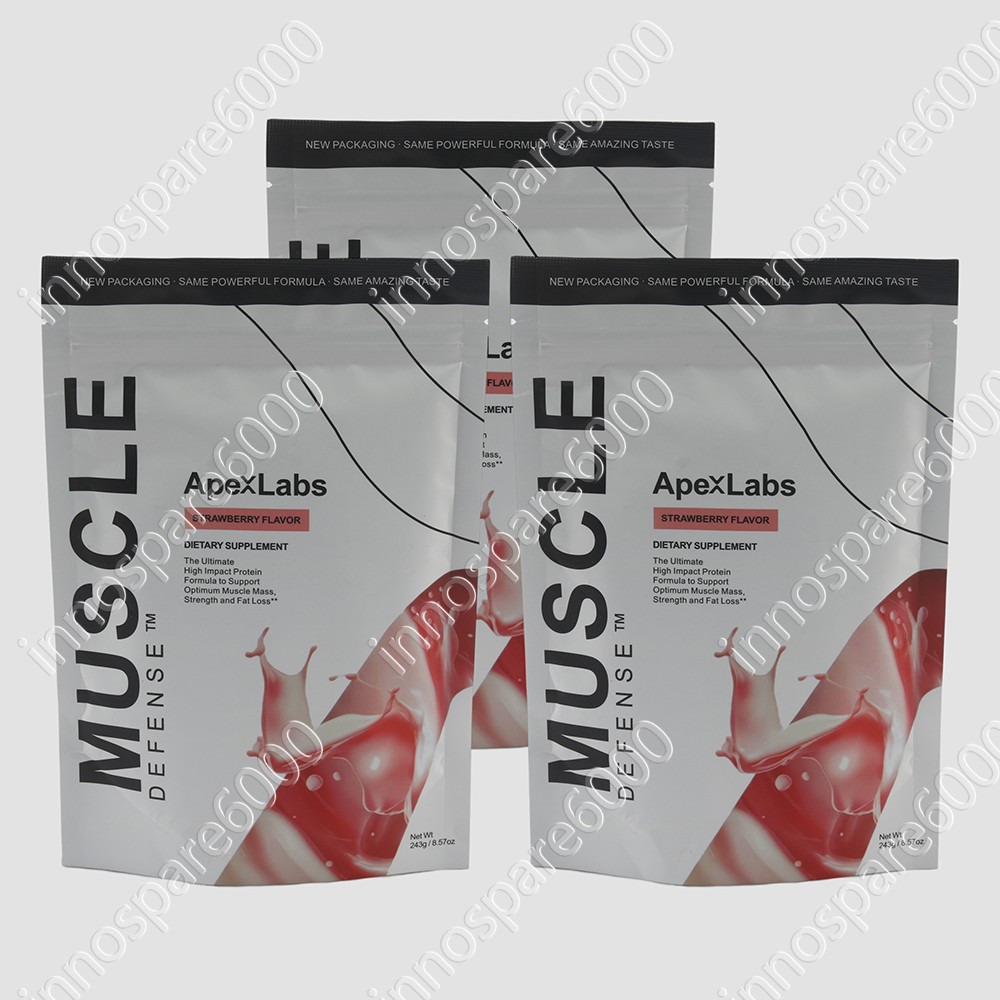 ApexLabs Muscle Defense Strawberry Flavor – for Sports Lovers Fitness Enthusias