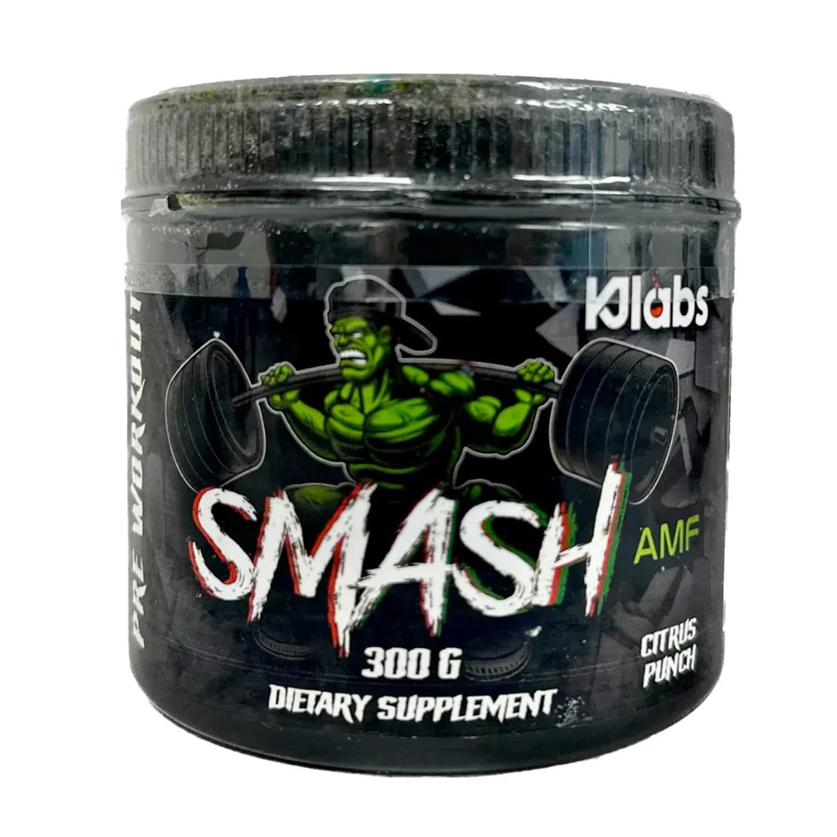KJ Labs Smash AMF Locked in Focus High Stim Pre-Workout Cherry Lemonade