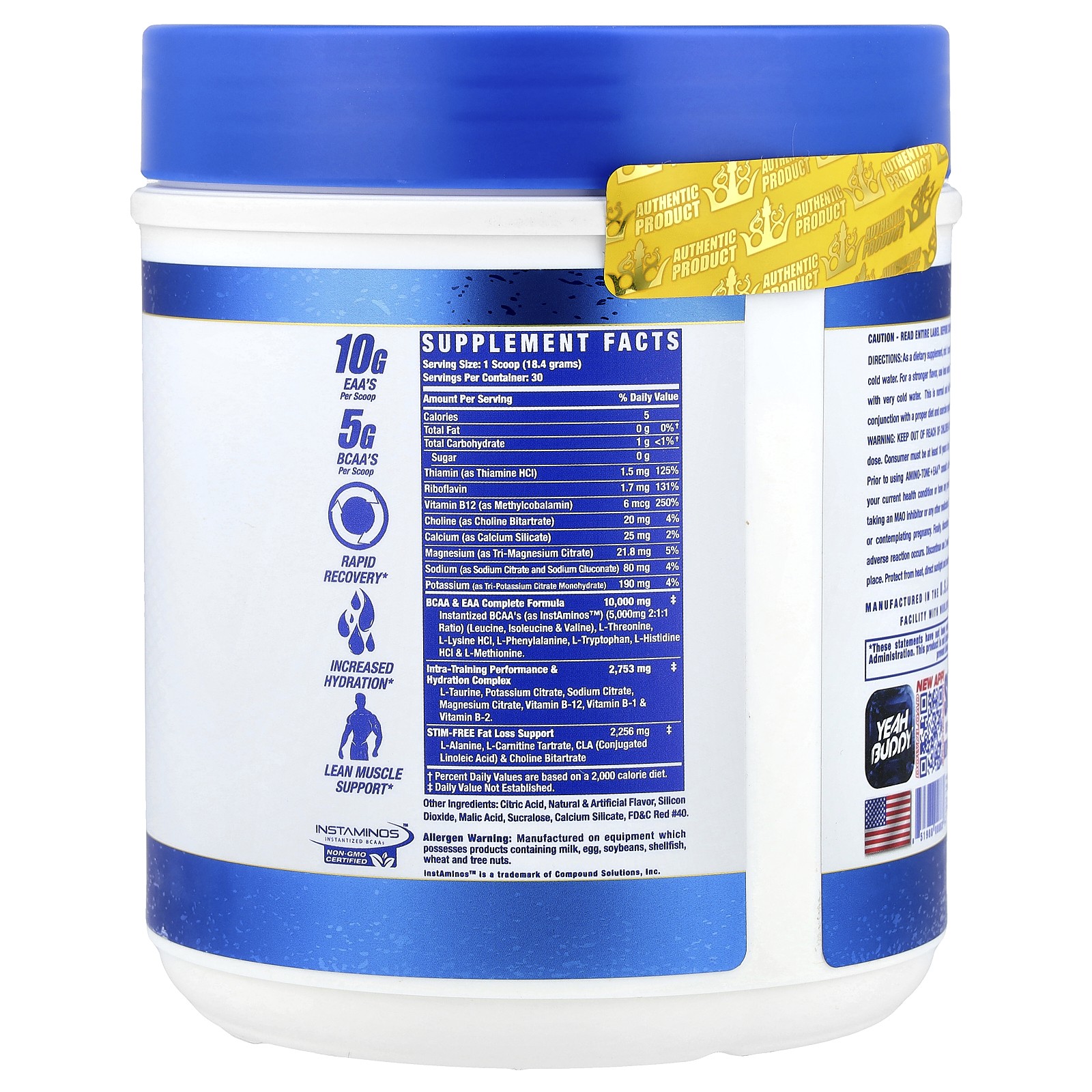 Signature Series, Amino Tone + EAA, Cherry Limeade, 1.2 lb (540 g)