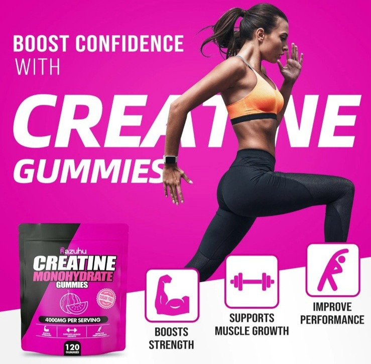 Flavored creatine monohydrate gummies sugar free,Pre workout supplements crea…