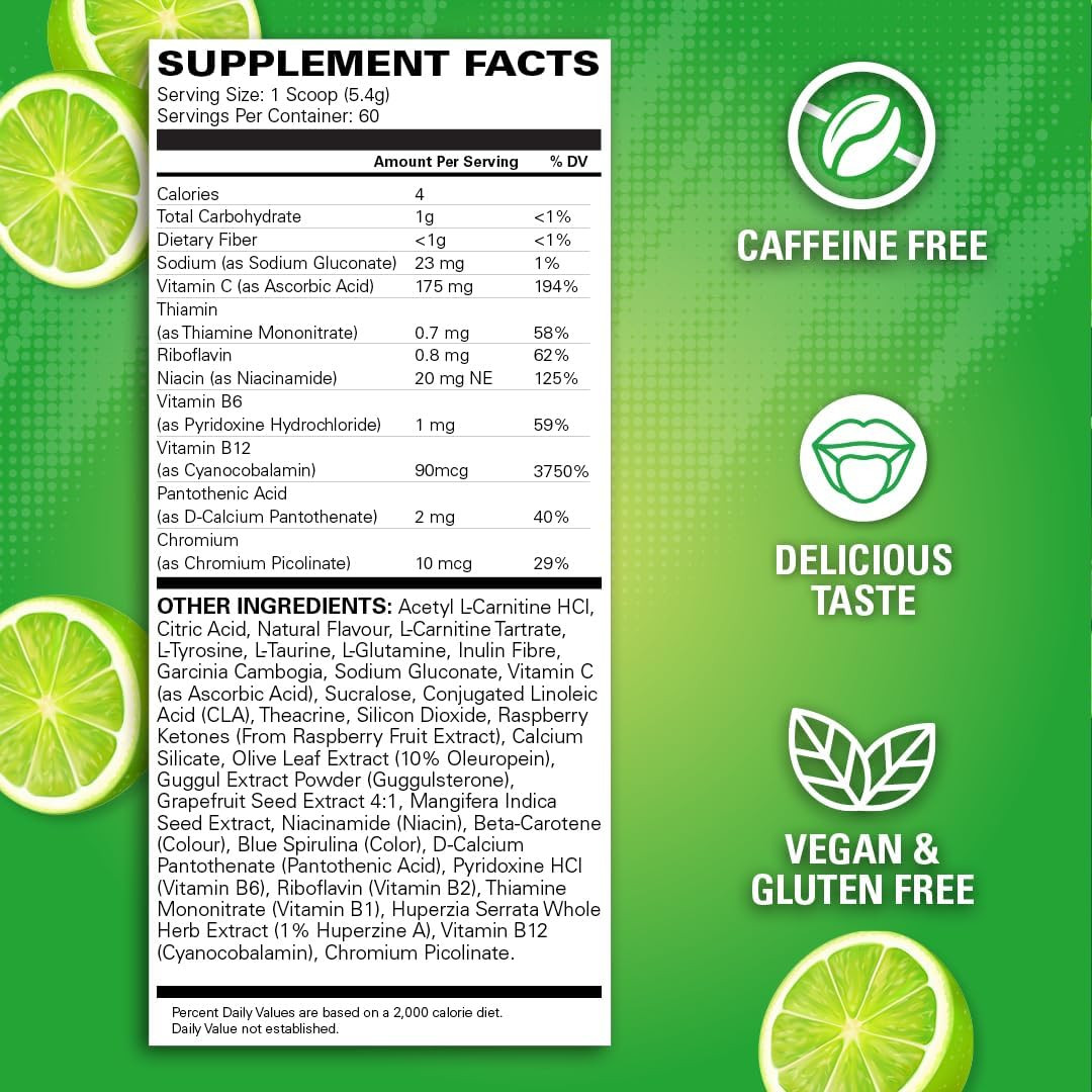 Oxyshred Non Stimulant Pre Workout Powder – Stim Free Pre Workout, Caffeine Free