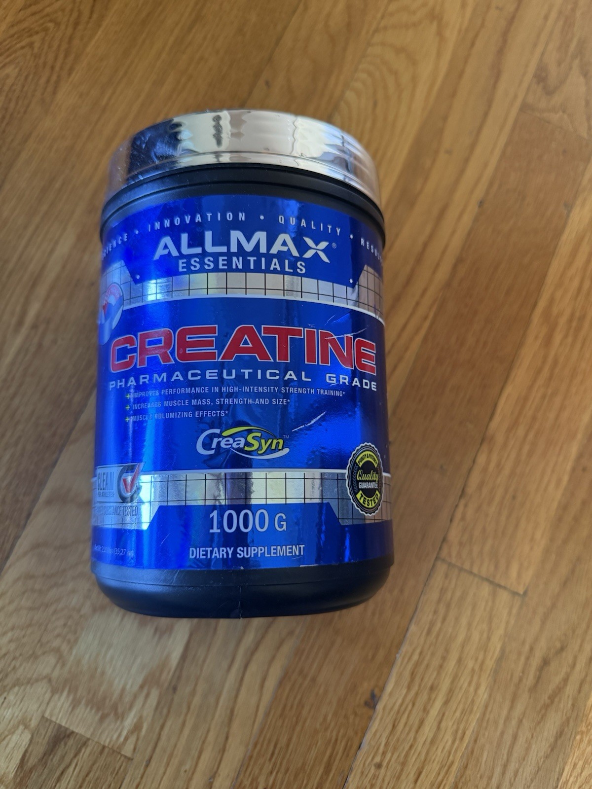ALLMAX NUTRITION CREATINE MONOHYDRATE POWDER Pharmaceutical Grade 1000g 200 Serv