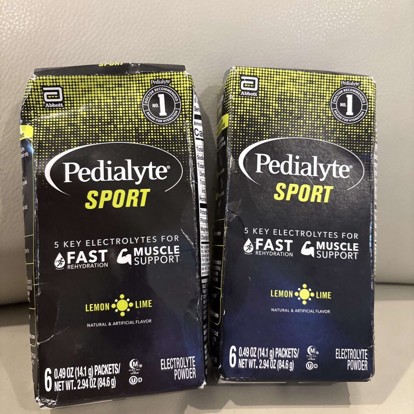 1 Box Pedialyte Sport lemom Lime 6x Packets! Brand New Sealed BB 12/26