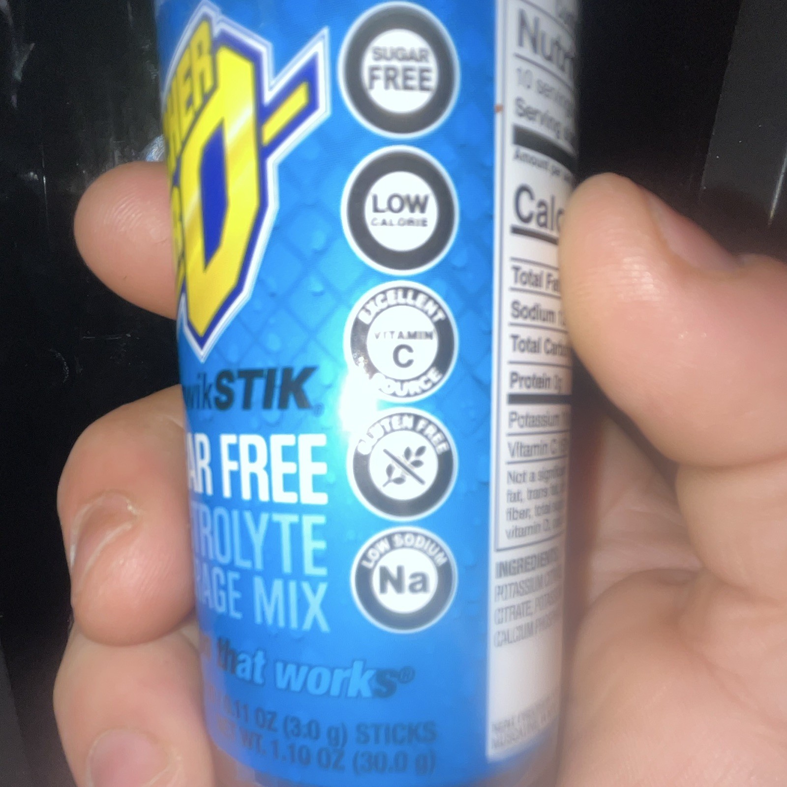 Sqwincher Zero Qwik Stik Sugar-Free Electrolyte Mix Mixed Berry 10 Sticks