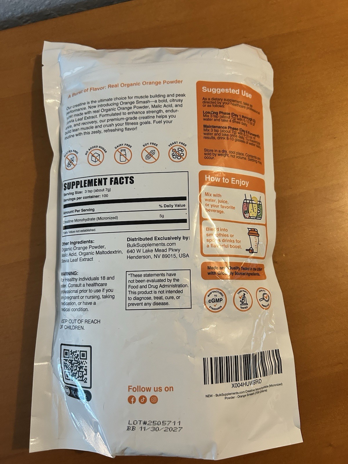 Book Supplements Creatine Monohydrate 100 Servings