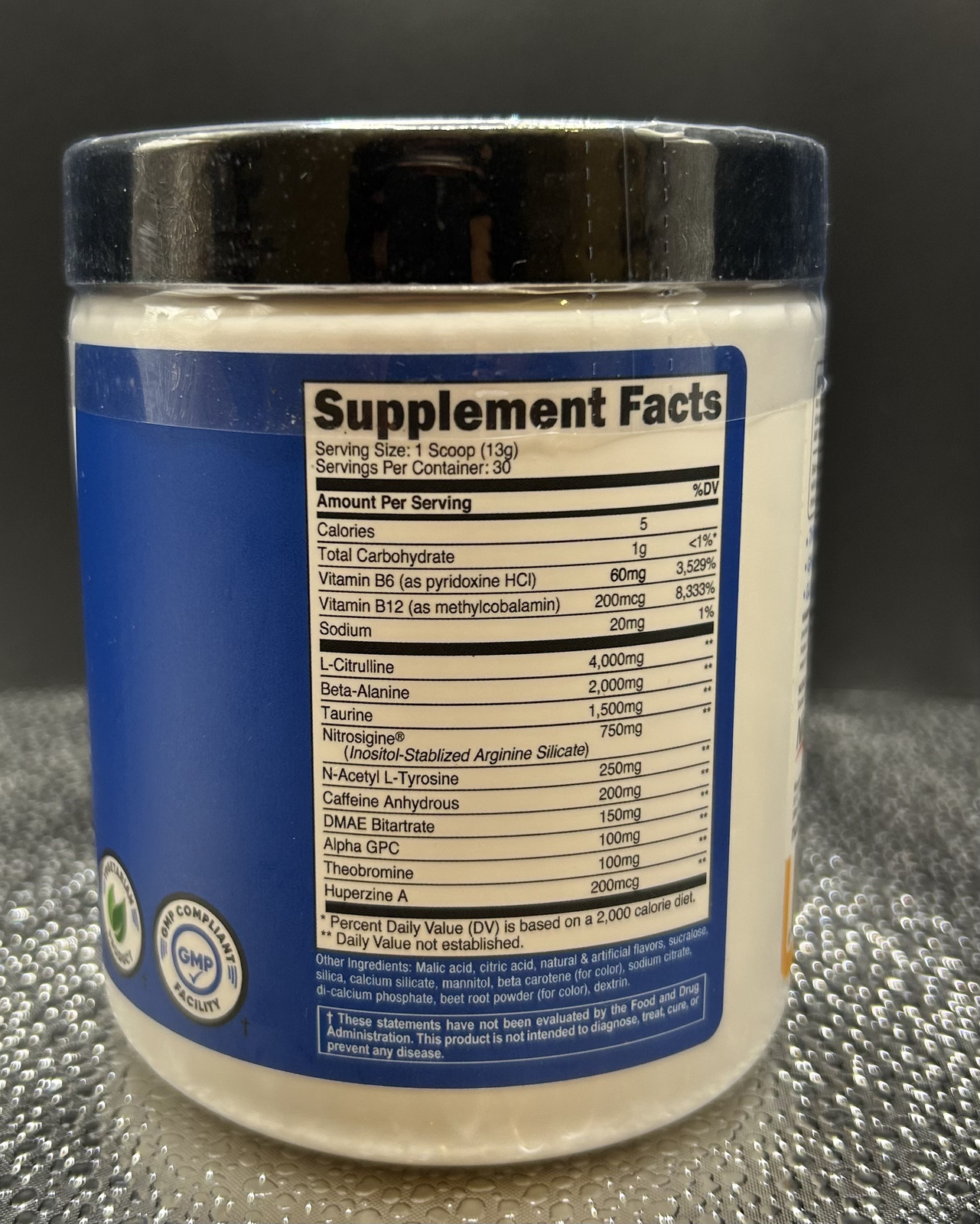 Nutricost Performance Pre-Workout Complex Peach Mango – 30 Servings New
