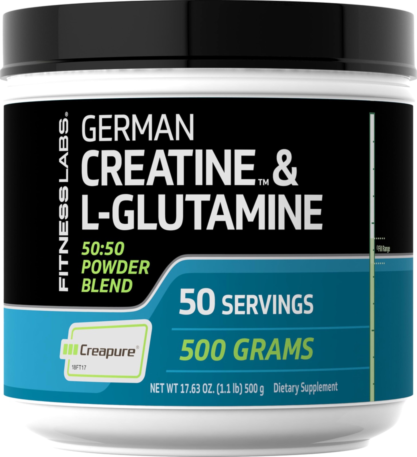 Fitness Labs German Creatine and L-Glutamine | 1.1 lbs | Monohydrate and Crea…
