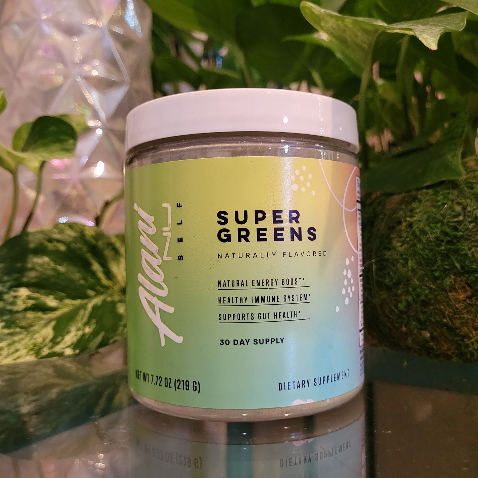 Alani Nu Powder Super Greens Smoothie Mix 40+ Vitamins Energy Gut Immune 7.72oz