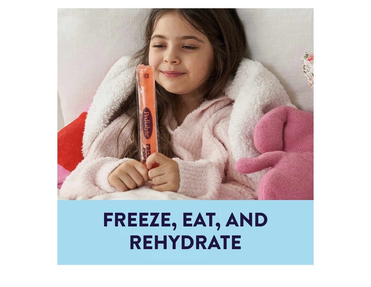 Pedialyte Electrolyte Solution Freezer Pops( pack 64)