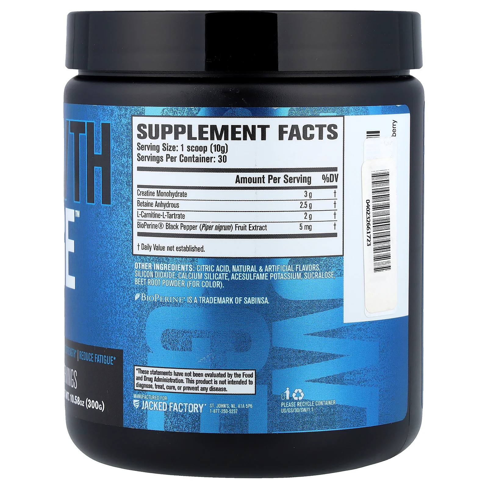 Growth Surge, Post-Workout, Swoleberry, 10.58 oz (300 g)