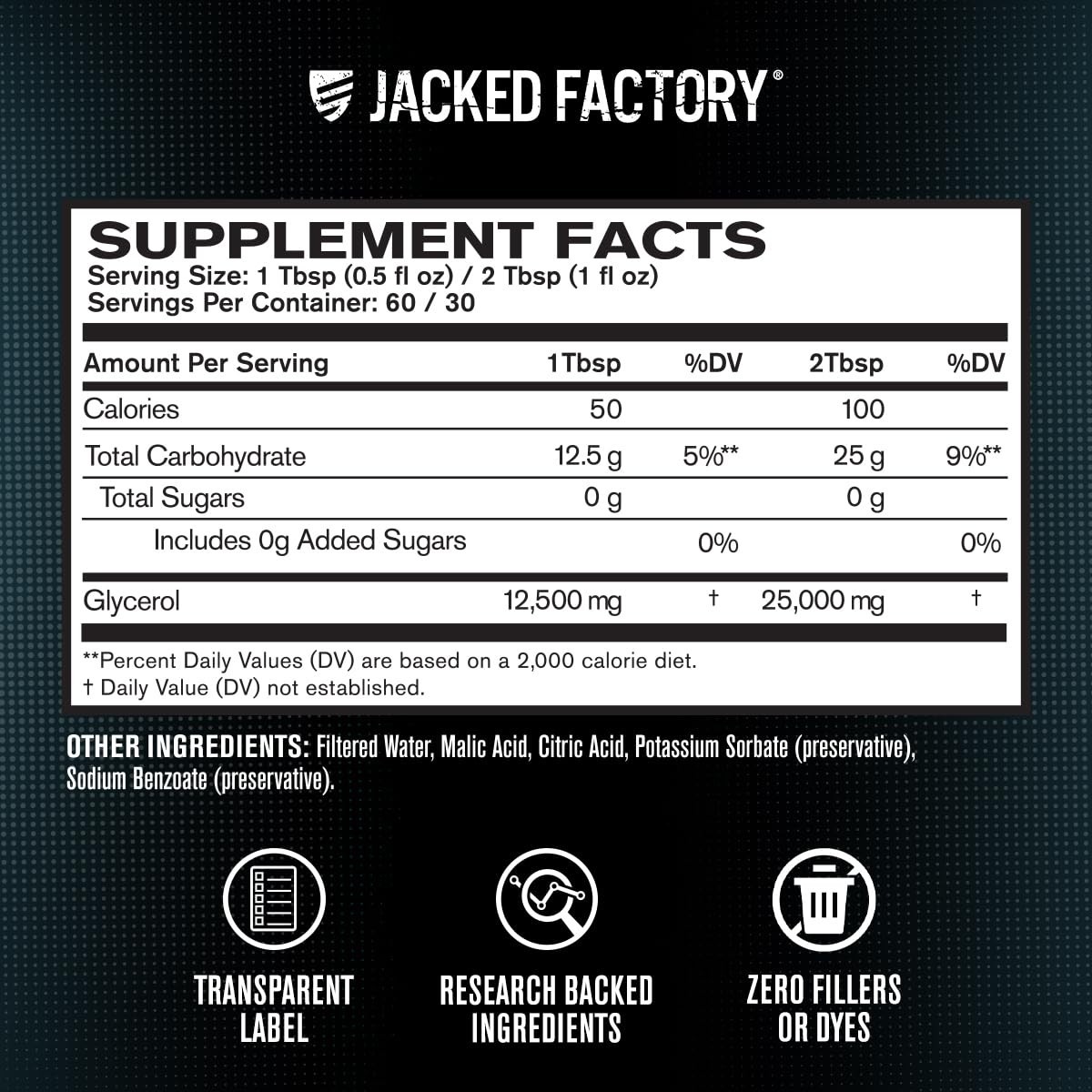 Liquid Glycerol Cell Volume Hyper Hydrator – Vegan Pump Pre Workout, 60 Servings