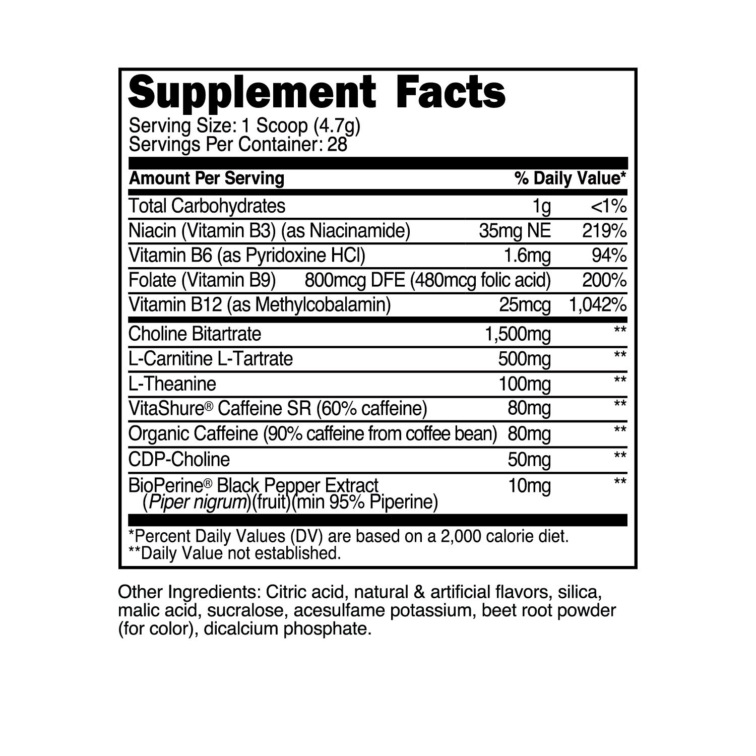 TransformHQ Everyday Boost Shot 28 Servings (Strawberry Lemonade)
