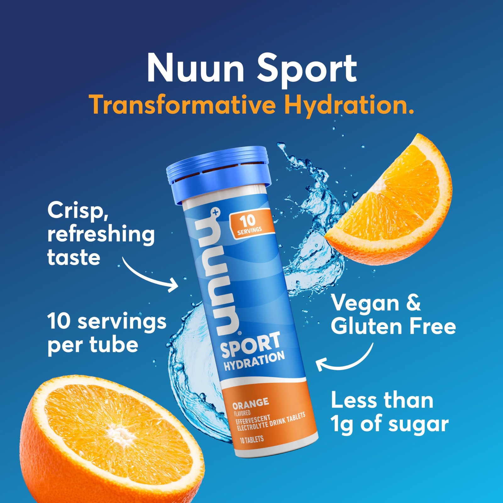 Nuun Sport: Electrolyte-Rich Sports Drink Tablets, Citrus Berry Mixed Flavor Pac