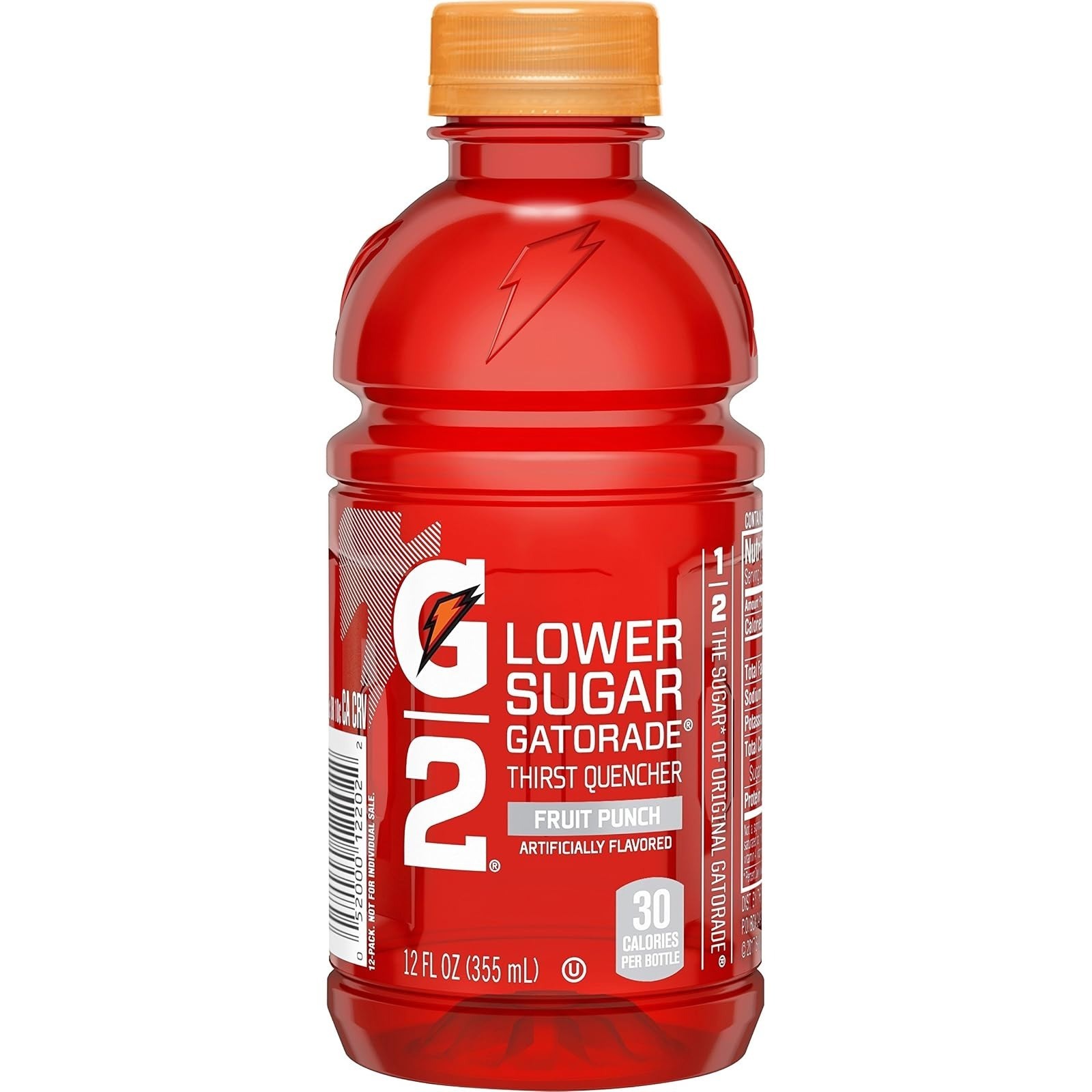 Gatorade G2 Thirst Quencher Sports Drink, Fruit Punch, 12oz, 12 Pack