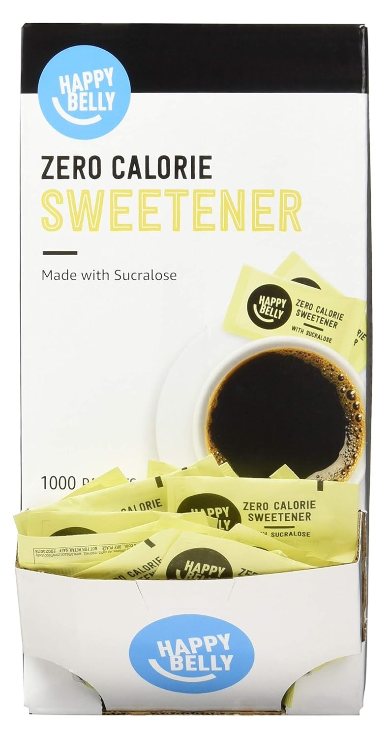 Amazon Brand – Happy Belly Zero Calorie Yellow 1000 Count (Pack of 1)