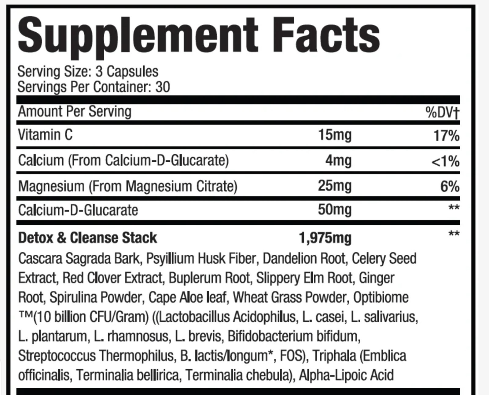 MuscleSport DETOX REVOLUTION 90 Capsules ( 30 Servings ) BEST BY 10/26