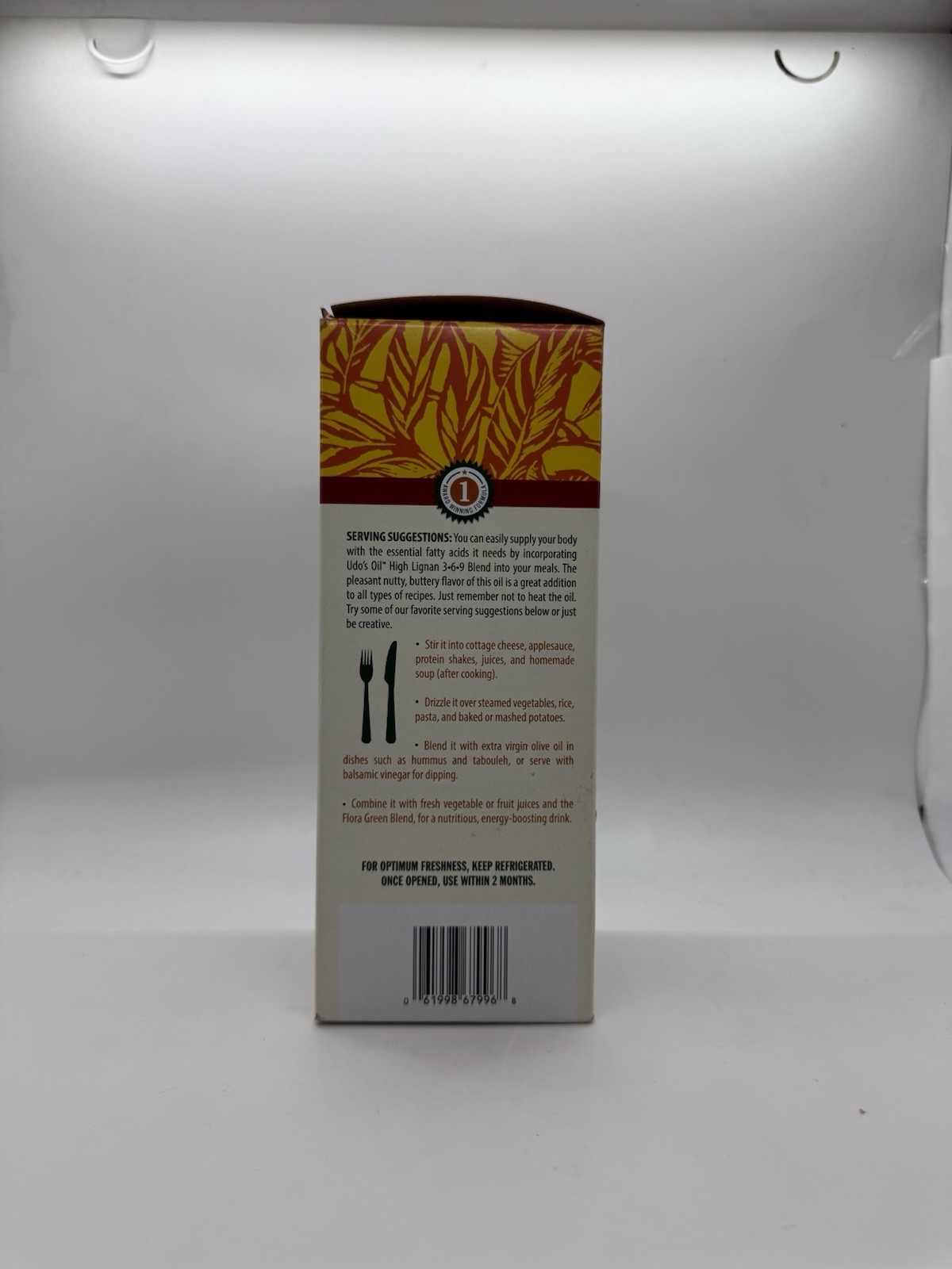 FOR CHARITY: Flora, Udo’s Choice, Omega 369 Blend Oil, 17 FL Oz
